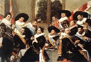 HALS, Frans Banquet of the Officers of the St Hadrian Civic Guard Company oil on canvas